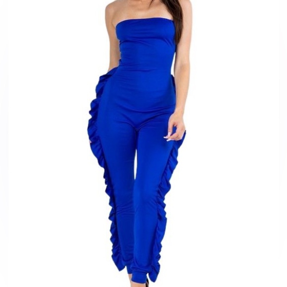 😱 New Strapless Backout Jumpsuit in Multiple Sizes